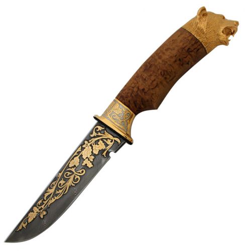 Нож украшенный «Медвежья оборона» Н8